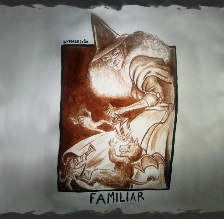 Inktober 2020, "Familiar"