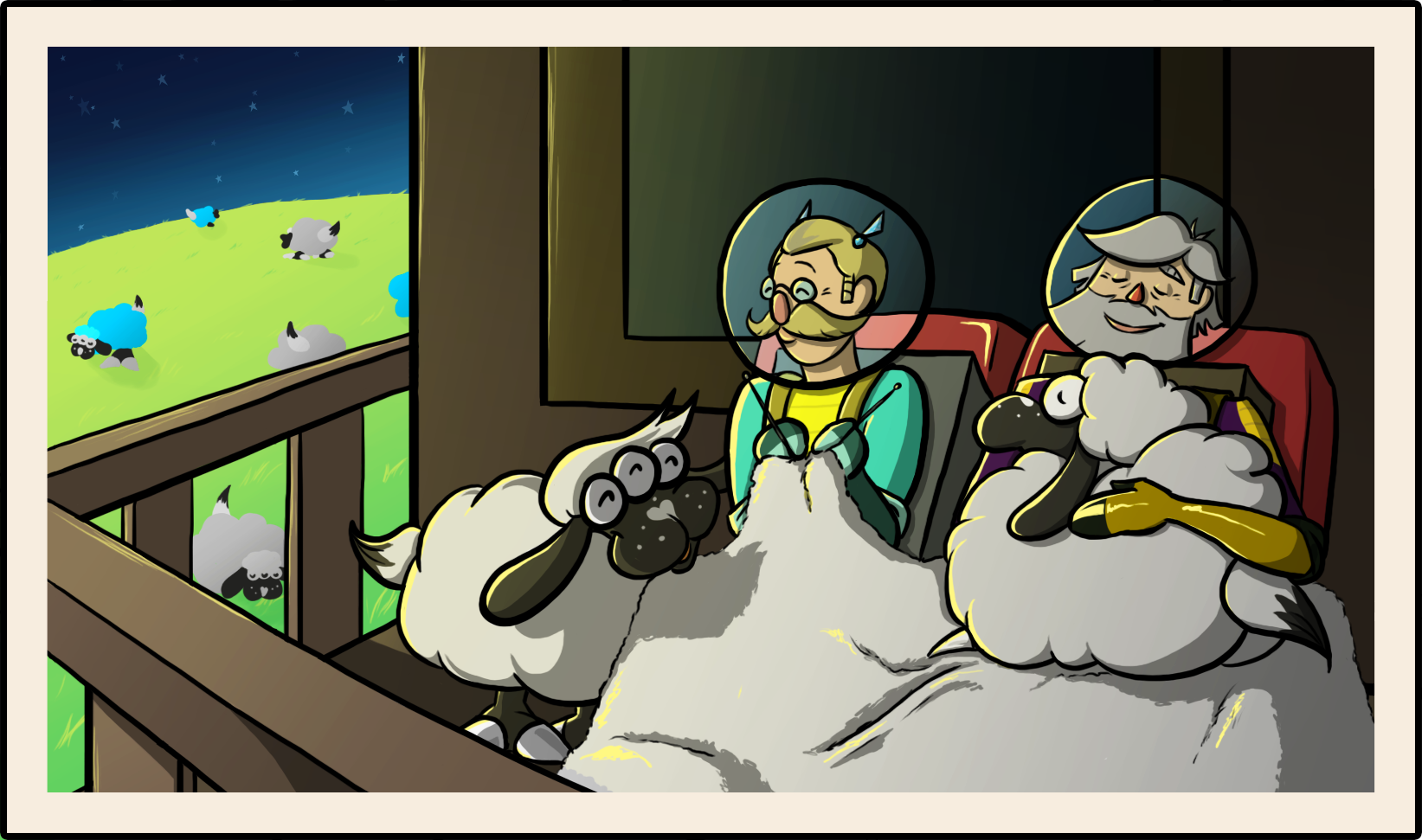 Illustration for ending screen